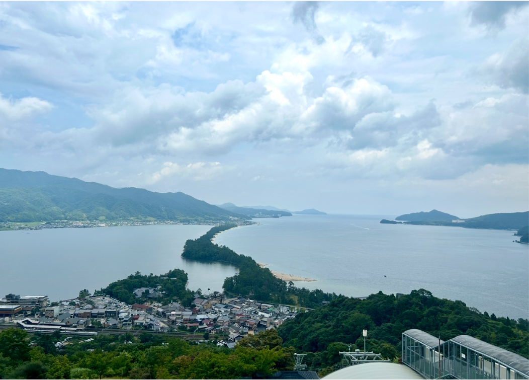 京都府丹後地方にある天橋立の景色